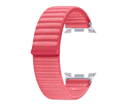 Pasek i akcesoria do zegarków SAMSUNG Pasek Fabric do Watch8/Watch8 Classic M/L coralred ET-SVL33LREGEU